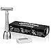 SMOOTHERE' Simba Series Long-Handle Double Edge Safety Razor + Stand Gift Box and 5 Premium Blades.