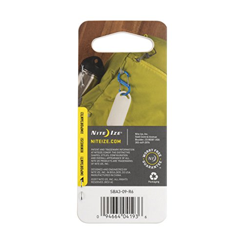 Nite Ize Size-3 S-Biner Dual Carabiner, Aluminum, Charcoal Grey - Thumbnail 2