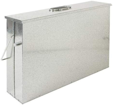 De Vielle Hot and Cold Ash Pan Box, Black, 54x50x37 cm