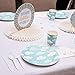 Juvale Disposable Dinnerware Set - Serves 24 - Cute Clouds Design, Kids Birthday, Baby Shower Parties, Includes Plastic Knives, Spoons, Forks, Paper Plates, Die-Cut Cloud Napkins, Cups, Sky Blue