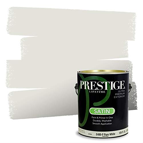 PRESTIGE Paints Exterior Paint and Primer In One, 1-Gallon, Satin, Comparable M…