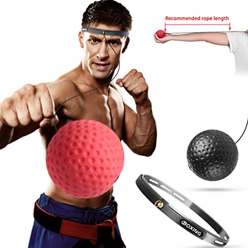 Dioxide-Reflejo-de-Boxeo-Ball-Boxing-Ball-Fight-Ball-Cabeza-Pelota-Reflex-Training-Ball-para-Fight-MMA-Mejorar-Las-Reacciones-del-AdultoNio-de-Velocidad-la-Coordinacin-Mano-Ojo