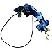 Daniel Artificial Fake Butterfly Orchid Silk Flower, One Stem with 8 Flowers