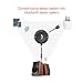 MiCar Bluetooth 4.2 Charging Car Kit, Hands-free Wireless Phone Call & Bluetooth Aux Receiver with Apple Lightning Cable, Nylon 3.5mm Aux Input Cable, Built-in Mic for Car Home Stereo System
