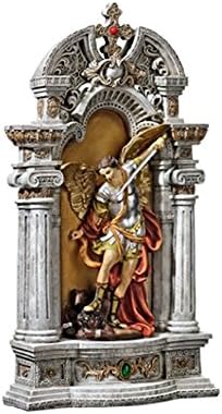 The Niche of Statue Michael Archangel Saint St San Miguel New Arcangel Figurine Catholic & E Book by SUMMIT HOME SHOP