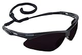 Jackson Nemesis Safety Glasses Black Frame - Smoke Lens Anti Fog
