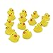 Stuffwholesale 1.5inch Rubber Sound Duck Baby Bath Toys, 100 Pack
