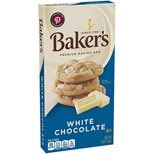 Baker's Premium White Chocolate, Baking Chocolate Bar, 4.0 Ounce