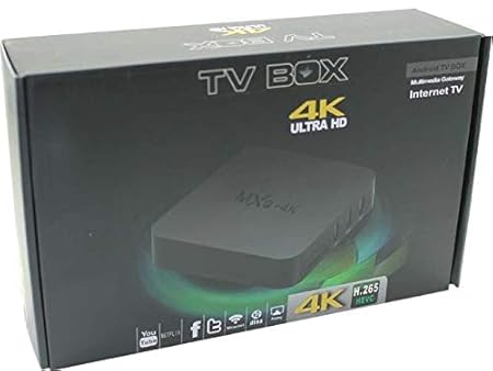 TSV MXQ 4k Ultra HD Smart Android TV Box for YouTube Hotstar Play Store Casting with 7.1 Android Version