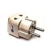 2 in 1 Europe Travel Adapter for European Outlets - Type C, Type E, Type F - Europe Plug Adapter Works in France, Spain, Germany, Netherlands, Belgium, Poland, Russia primary