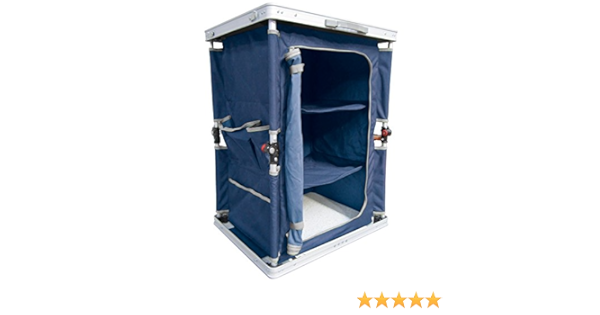 Ferrino 61789 Mueble Armario Plegable de Camping, Azul