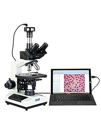 Omax 40 x  2500 X Fase Contraste trinocular microscopio compuesto LED con 9 MP cámara digital