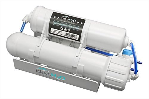 Ideal H2O Classic 3 Stage RO System w/ Granular Activated Carbon (GAC) Pre Filter - 75 GPD