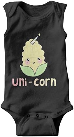 FUNSBABY Infant Sleeveless Bodysuits Cute Corn Candy Uni-Corn Bling Star Baby Girls Boys Cute Climbing Clothing Baby Onesies