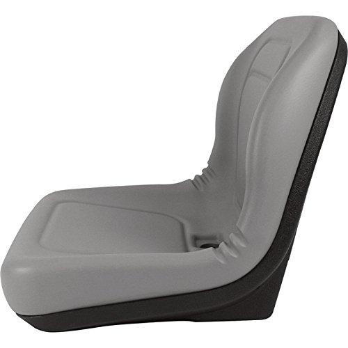 Lawn & Garden UTV, Compact Tractor Seat Gray Vinyl B1LGT100GR, 53223