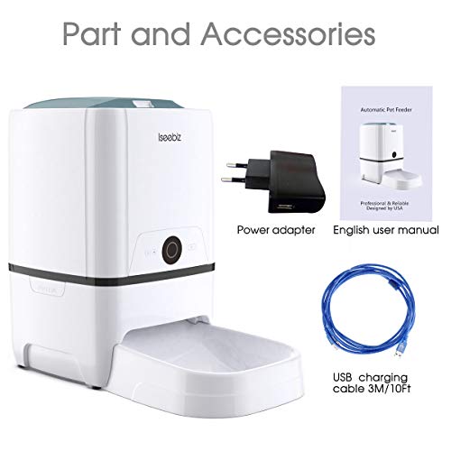 Automatic Pet Feeder, 6L Smart Feeder Dog Cat Food Dispenser