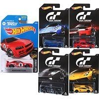 Hot Wheels Gran Turismo Video Game Cars & EA Need for Speed Nissan Skyline GT-R (R34) car set Ford GT / Pagani / Nissan Skyline / Lamborghini Gallardo