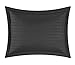 Chic Home Khaya Down Alternative Jacquard Striped Comforter Set, Bedding Basics, King, Black