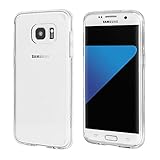 Galaxy S7 Edge Case, Nekteck Hybrid Scratch Resistant Back Cover with Shock Absorbing Bumper [Drop Protection]Crystal Clear PC Back TPU Case for Samsung Galaxy S7 Edge