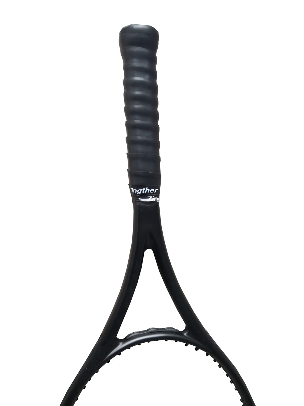 Zingther Tacky Cushioning Replacement Grips for Tennis Racket, Badminton Racquet, Racquetball, Fishing Rod, Skiing Pole, Cricket/Baseball Bat Wrap Tape and Pickleball Paddle - (Black, 4 Grips)