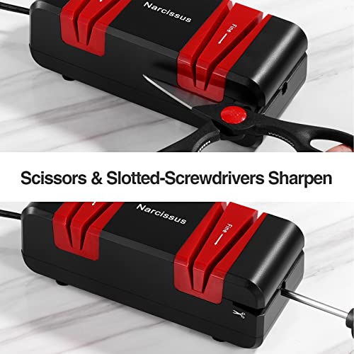 Narcissus Knife Sharpener, Professional Electric Knife Sharpener for