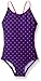 Kanu Surf Toddler Girls Chloe One Piece Swimsuit,Chloe Purple Dot,3T