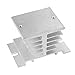 uxcell Aluminum Heat Sink SSR Dissipation for Single Phase Solid State Relay 10A-40A