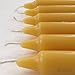 BCandle 100% Pure Beeswax Candles (Set of 6) 8-Hour Organic Hand Made - 8 Inches Tall, 3/4 Inch Diameter; Tapers