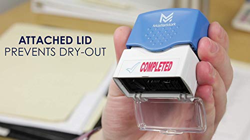 Completed Stamp – MasterMark Premium 2-Color Pre-Inked Office Stamp