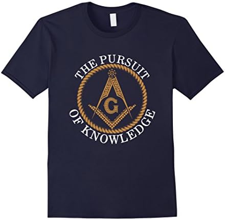 Mens Freemason T Shirt - Masonic Lodge Tee 2XL Navy