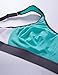 SYROKAN Women's Sports Bra Wireless Comfort High Impact Support Bounce Control Plus Size Workout Bra Green 36D