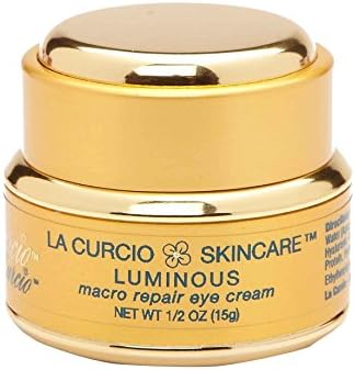 La Curcio Luminous Macro Repair Eye Cream - Targets Puffiness and Dark Circles - Superior Skin Hydration - 0.5oz