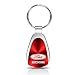 Au-TOMOTIVE GOLD Tear Drop Key Chain for Ford Edge (Red)