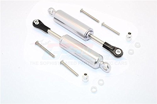 Traxxas TRX-4 Trail Defender Crawler Upgrade Parts Aluminum Front/Rear Internal Shocks - 1Pr Set Silver