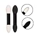 GTVIA 100 Pack Disposable Double Sided Sponge Makeup Eyeshadow Brush Tipped Cosmetic Makeup Eye shadow Applicators Brush