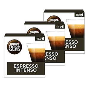 Nescafé Dolce Gusto Capsules Espresso Intenso – 48 Stuks (3 x 16 Capsules)