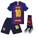 seryhr-tx Product Name Messi 10 Barcelona Home Kids Socce Jersey 2019/2020 Season.Matching Shorts,Socks.