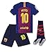 seryhr-tx Product Name Messi 10 Barcelona Home Kids Socce Jersey 2019/2020 Season.Matching Shorts,Socks.