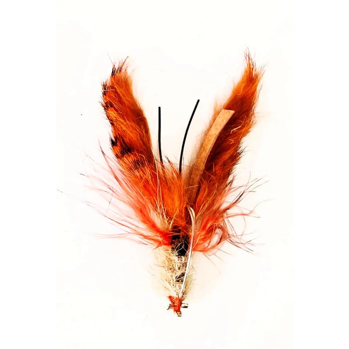 FISHIN ADDICT Crayfish Fly Craw Zonker 80mm (RED ALERT)