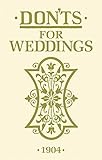 Don'ts for Weddings by Bloomsbury Publishing