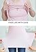Smallshow Women's Sleeveless Maternity Nursing Tank Tops Breastfeeding Clothes
