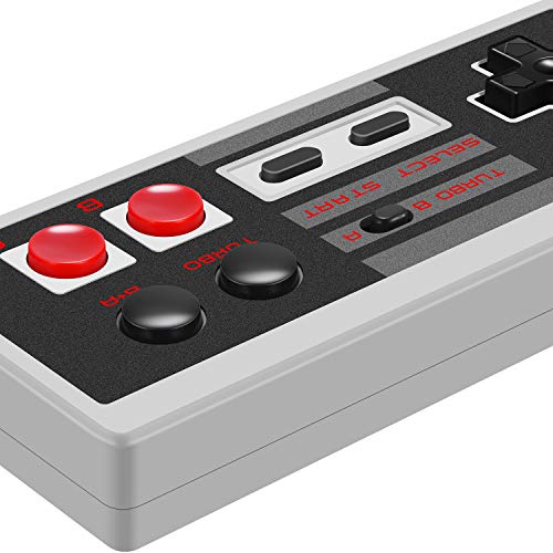 Zeato 2.4G Wireless NES Mini Classic Controller, Rechargeable NES Wireless Gamepad/Joypad for Nintendo Mini NES Classic Edition Game System - Thumbnail 3