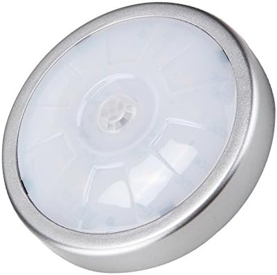 LED Rechargebale Motion Sensor Light - Cool White Motion Sensor Activated 12 LED Night Light, Auto On/Off for Closet, Under Cabinet, Staircase