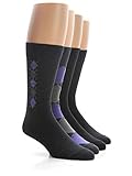 Calvin Klein Men's Argyle Crew Socks- 4 Pack