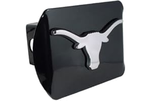 ELEKTROPLATE UTX University of Texas Chrome Longhorn Black Hitch Cover