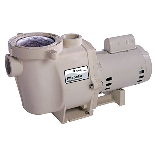 Pentair 011518 WhisperFlo High Performance Energy Efficient Single Speed Up Rated Pump, 1 1/2 Horsepower, 115/208-230 Volt, 1 Phase