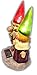 Loving Couple Garden Gnome Holding Hearts and Flower Garden Solar Light