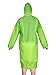 Mudder Adult Portable Raincoat Rain Poncho with Hoods and Sleeves (Green)