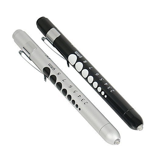 Cavn (2 packs) reusable led diagnostic medical penlight…