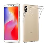Xiaomi Mi Max 3 Case, AVIDET Shock-Absorption Flexible Soft Gel TPU Silicone Case Cover for Xiaomi Mi Max 3 (Transparent)